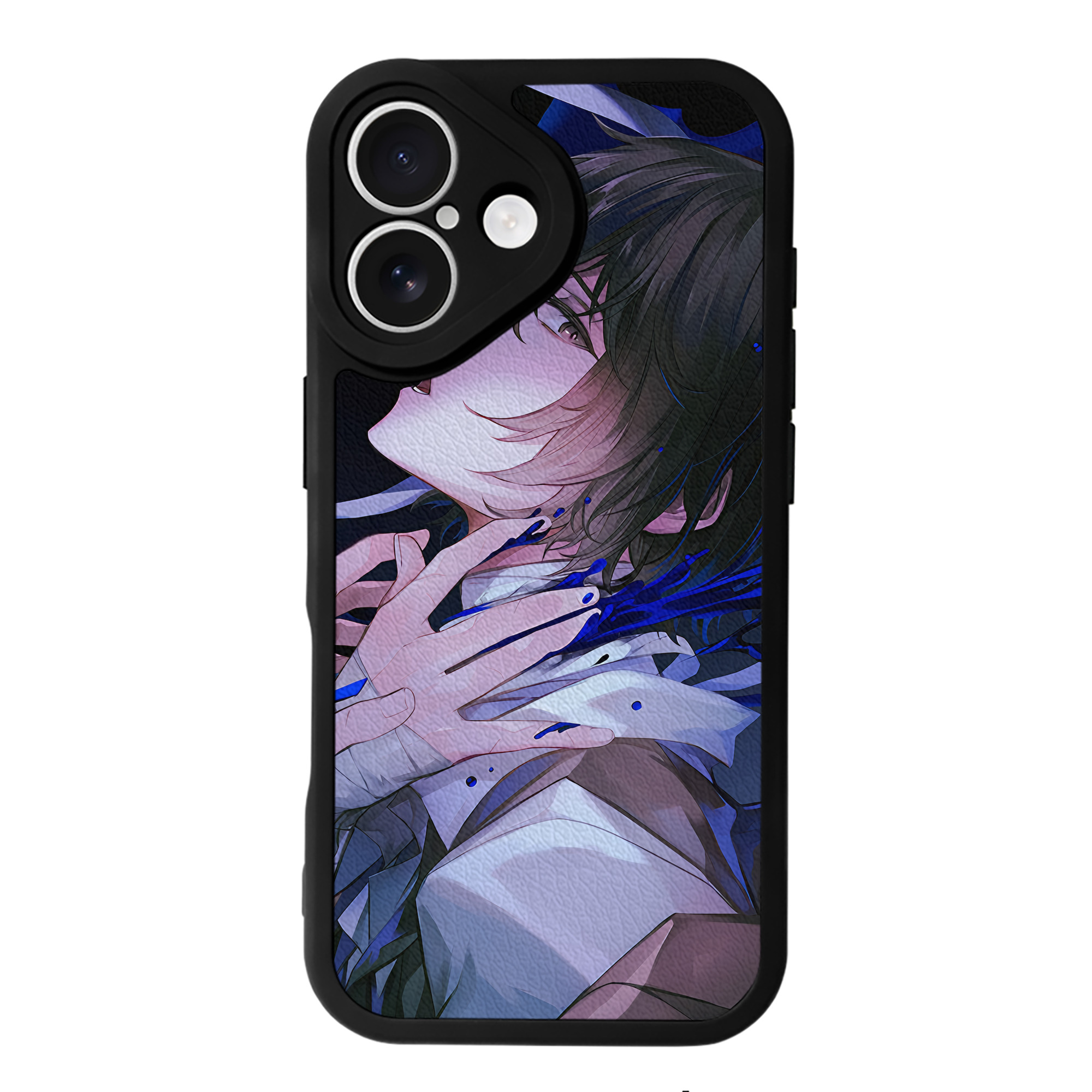（画像用） 文豪ストレイドッグス Bungo Stray Dogs 【iPhone 16シリーズ対応】シリコンスマホケース（レザー調） 材質：シリコン